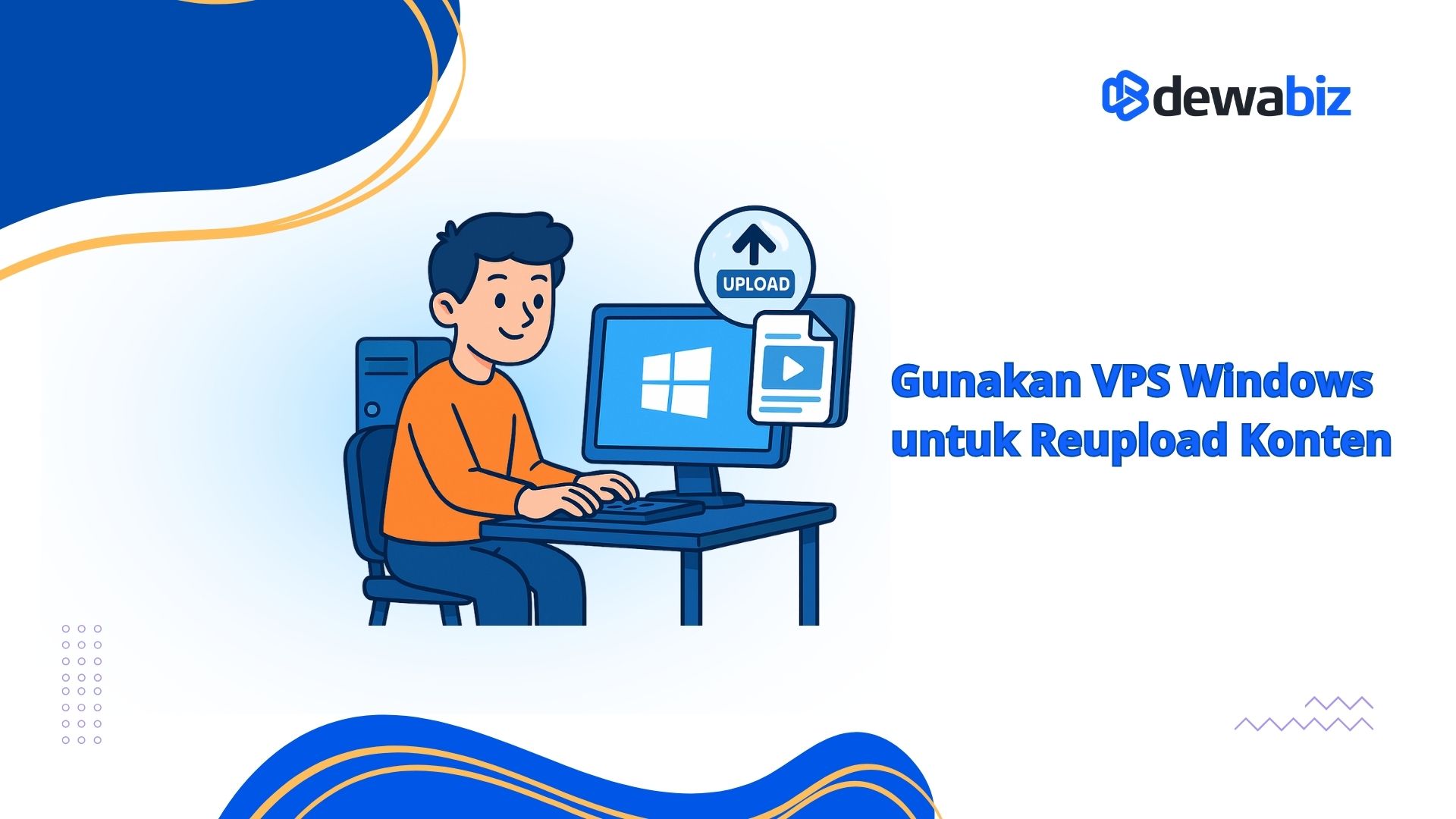Gunakan VPS Windows untuk Reupload Konten