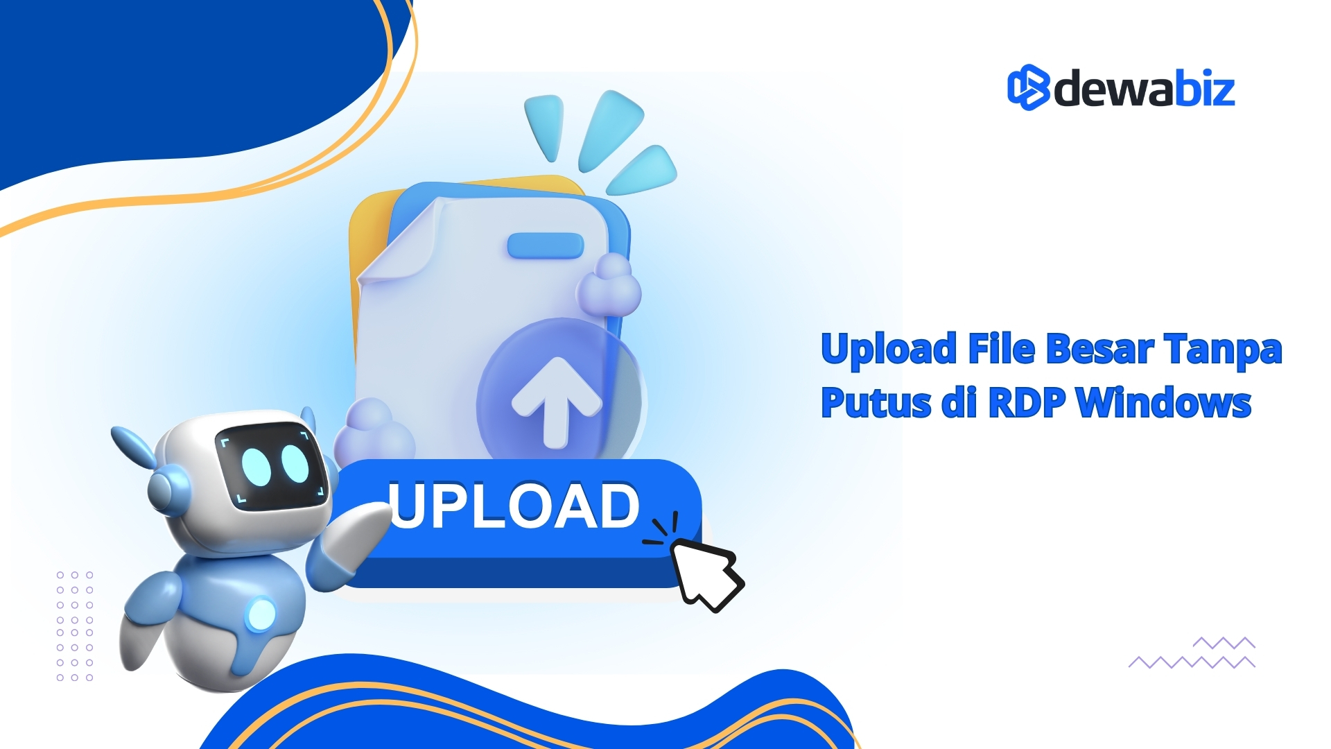 Upload File Besar Tanpa Putus di RDP Windows
