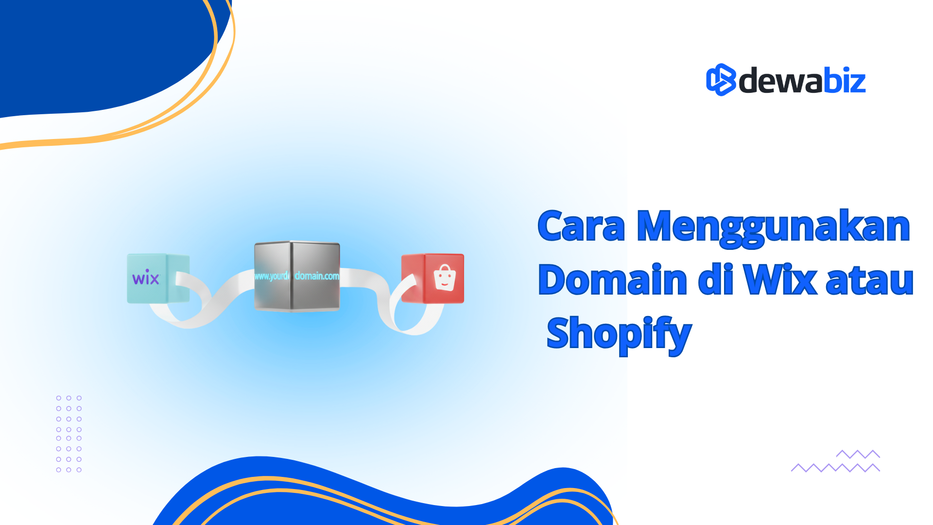Cara Menggunakan Domain di Wix atau Shopify