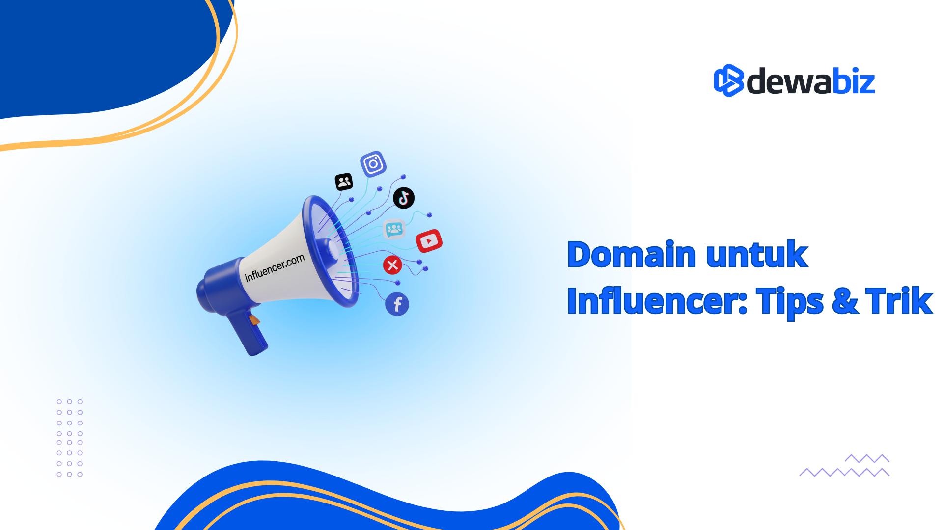 Domain untuk Influencer, Tips & Trik