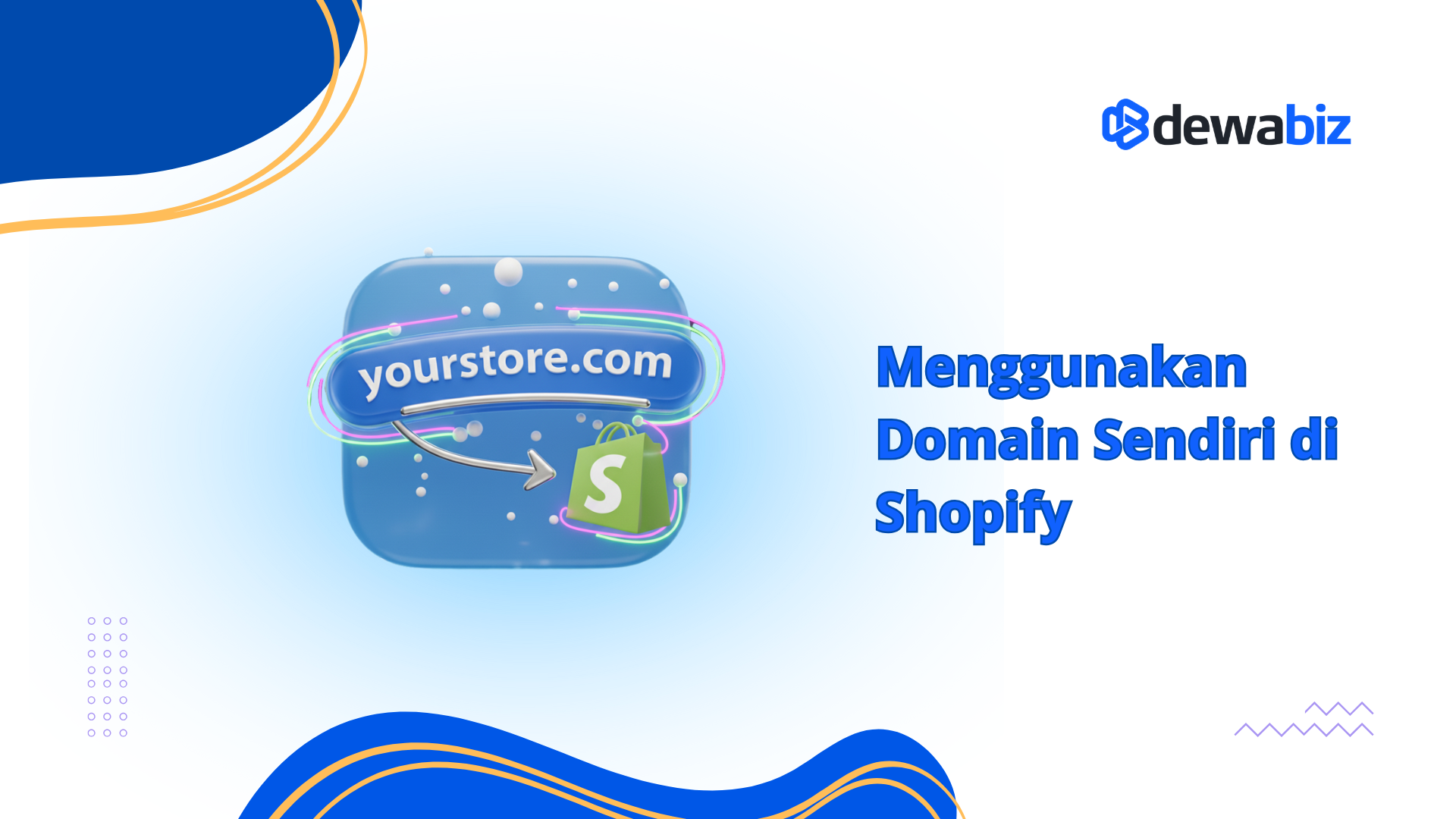 Menggunakan Domain Sendiri di Shopify