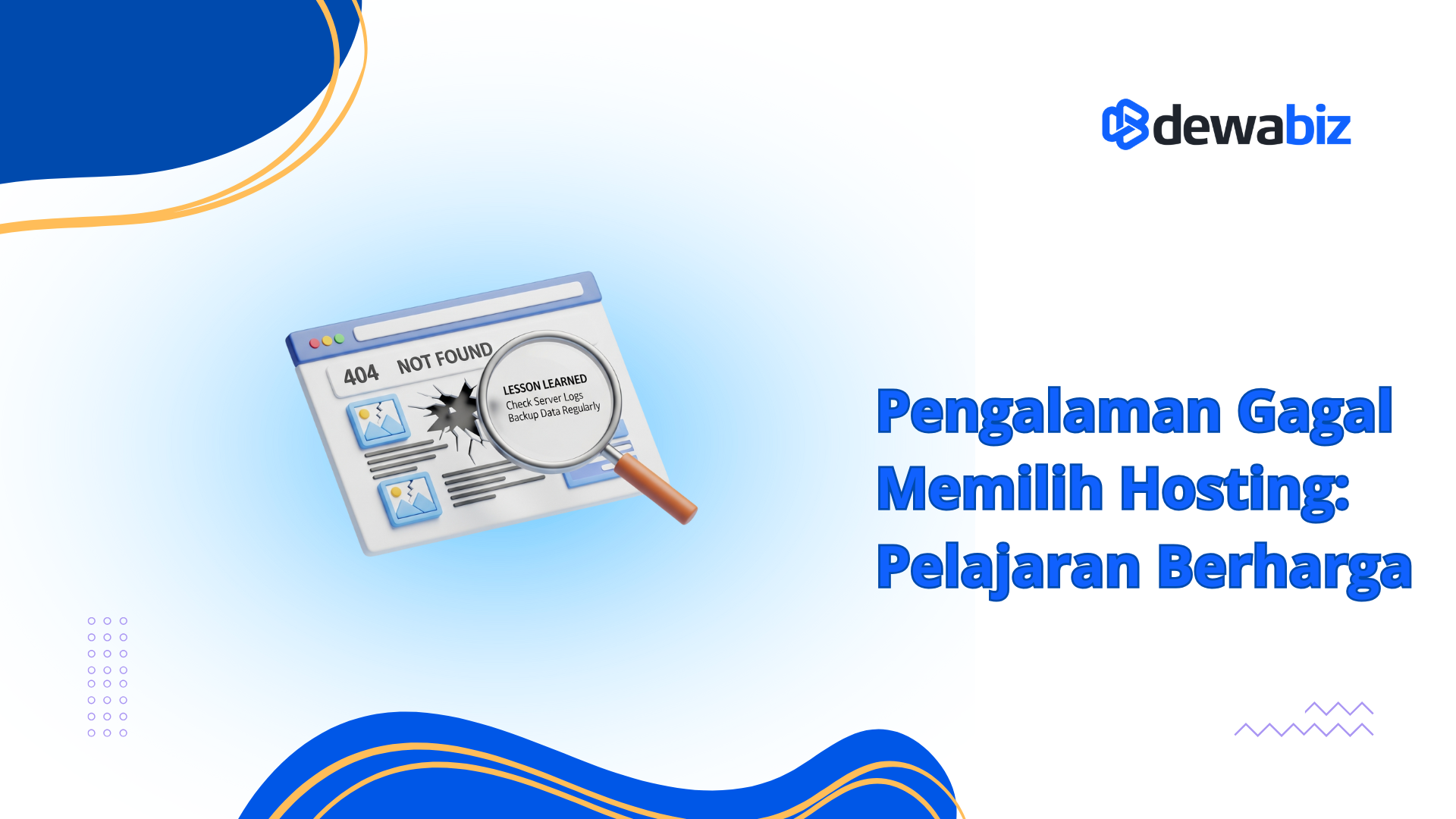 Pengalaman Gagal Memilih Hosting: Pelajaran Berharga