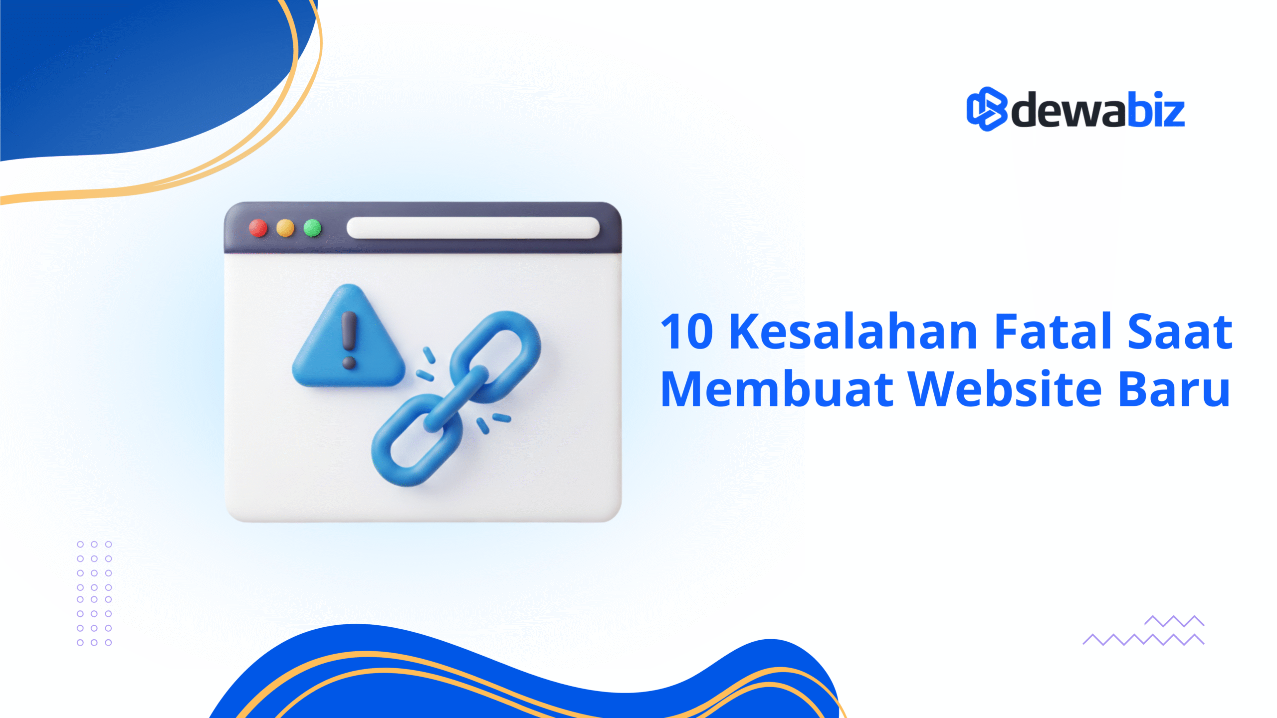 10 Kesalahan Fatal Saat Membuat Website Baru
