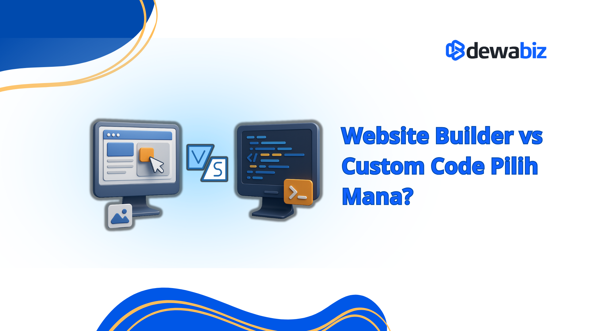Website Builder vs Custom Code, Pilih Mana?