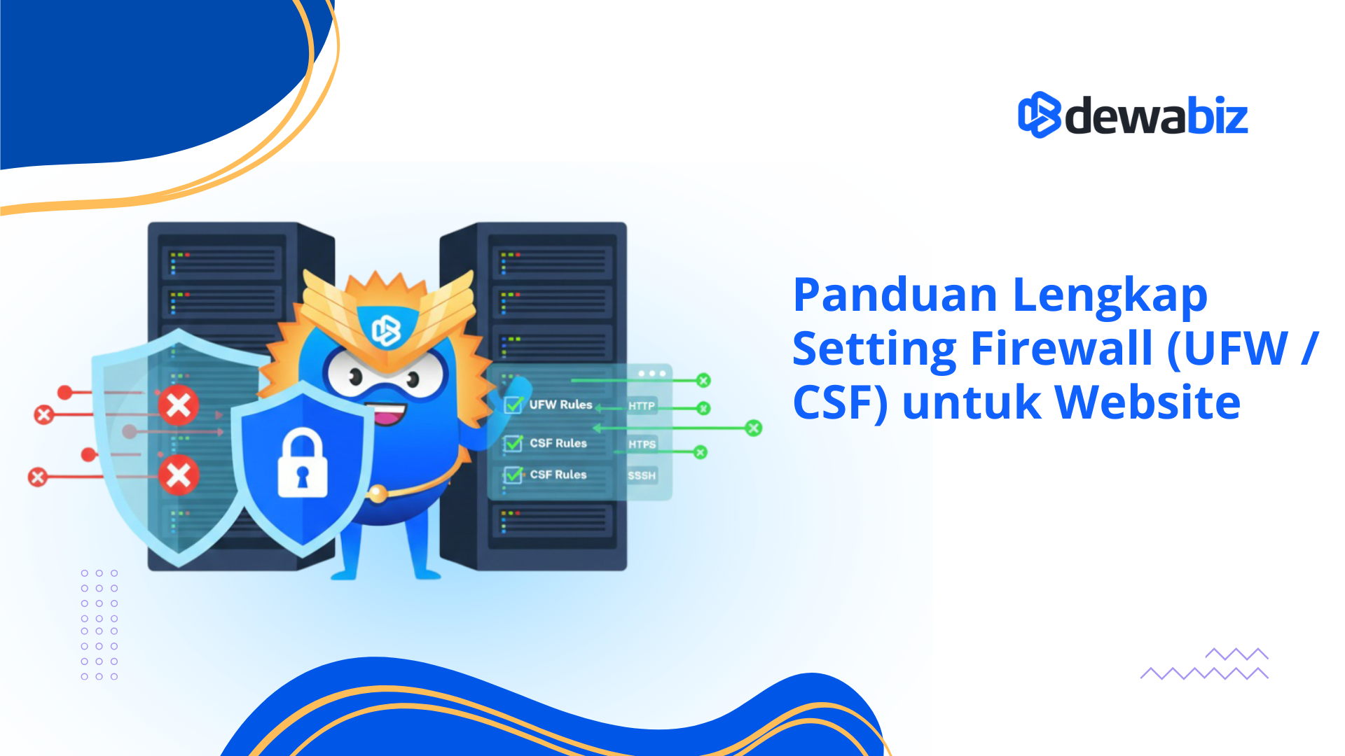 Panduan Lengkap Setting Firewall (UFW / CSF) untuk Website