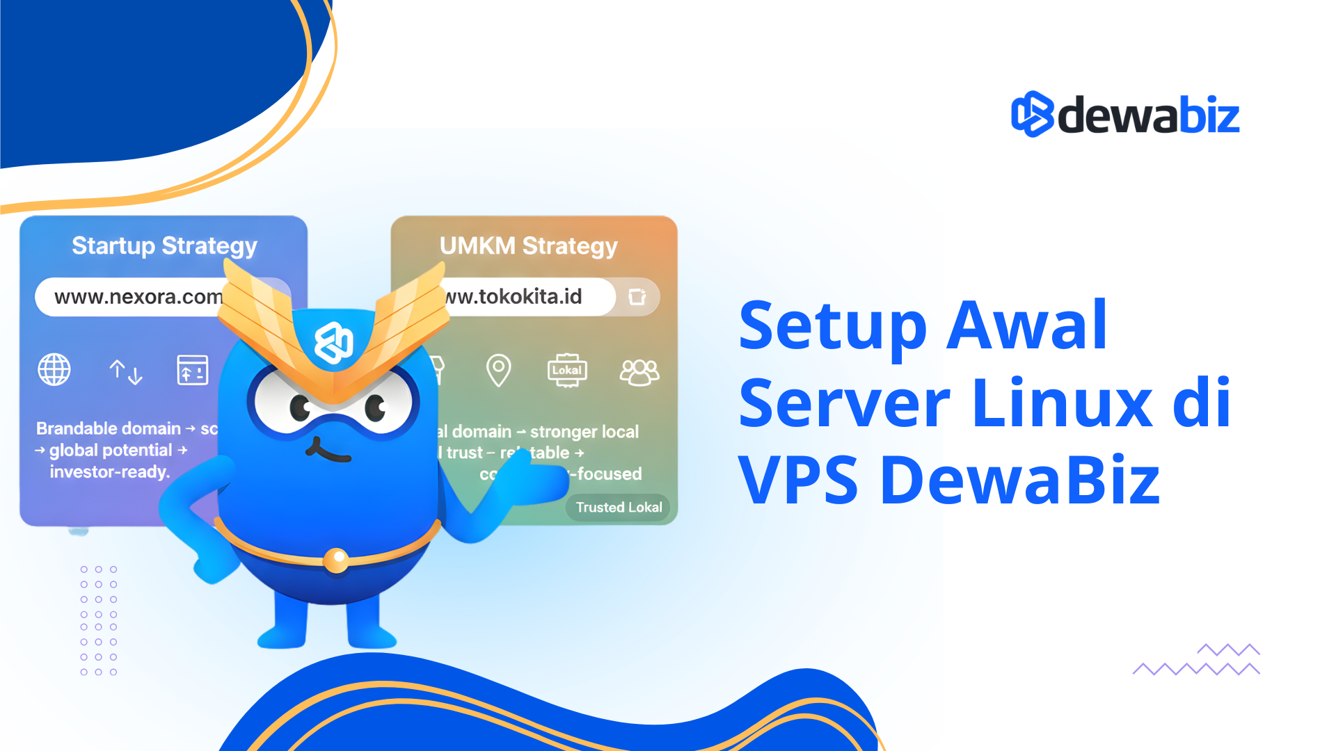 Setup Awal Server Linux di VPS DewaBiz