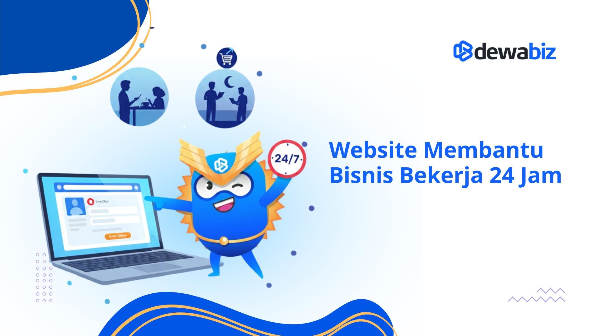 Website Membantu Bisnis Bekerja 24 Jam
