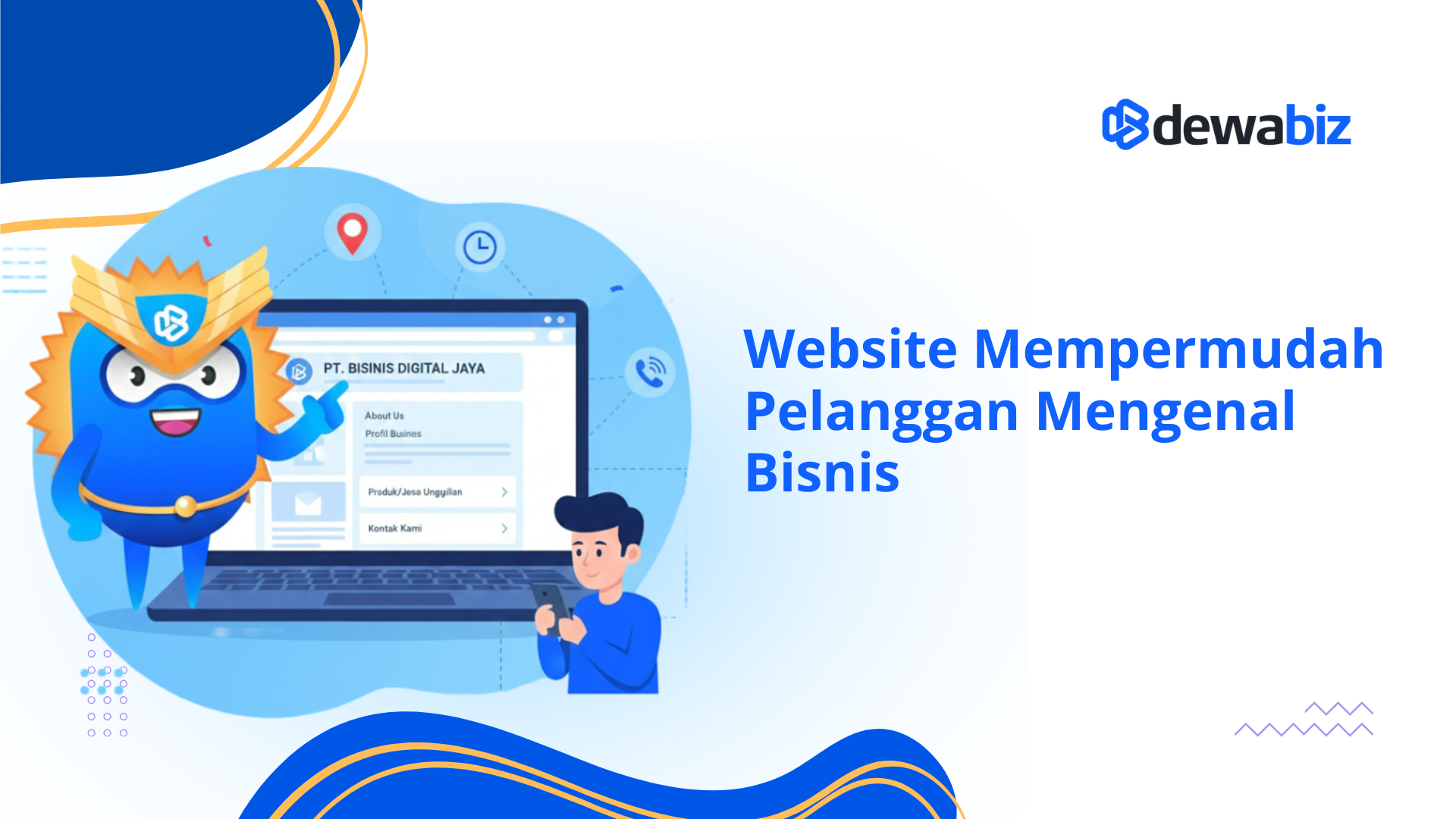 Website Mempermudah Pelanggan Mengenal Bisnis