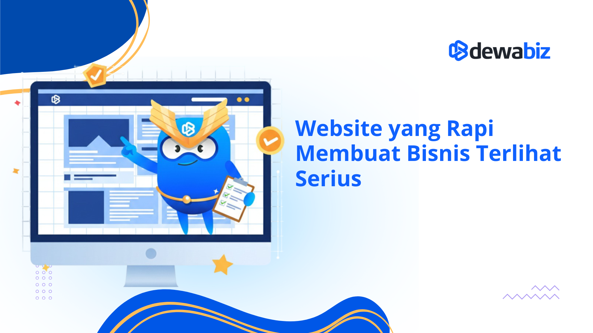Website yang Rapi Membuat Bisnis Terlihat Serius
