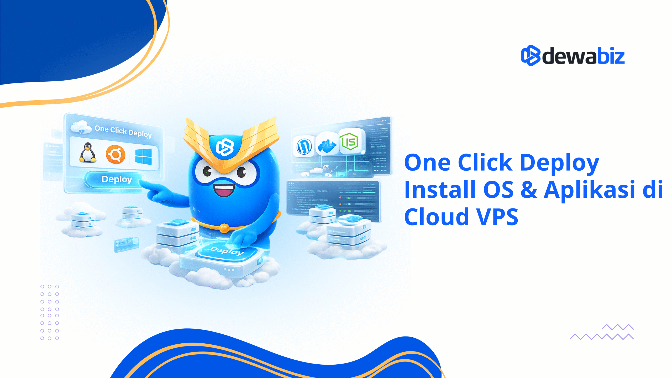 One Click Deploy Cloud VPS : Install OS dan Aplikasi Cloud VPS